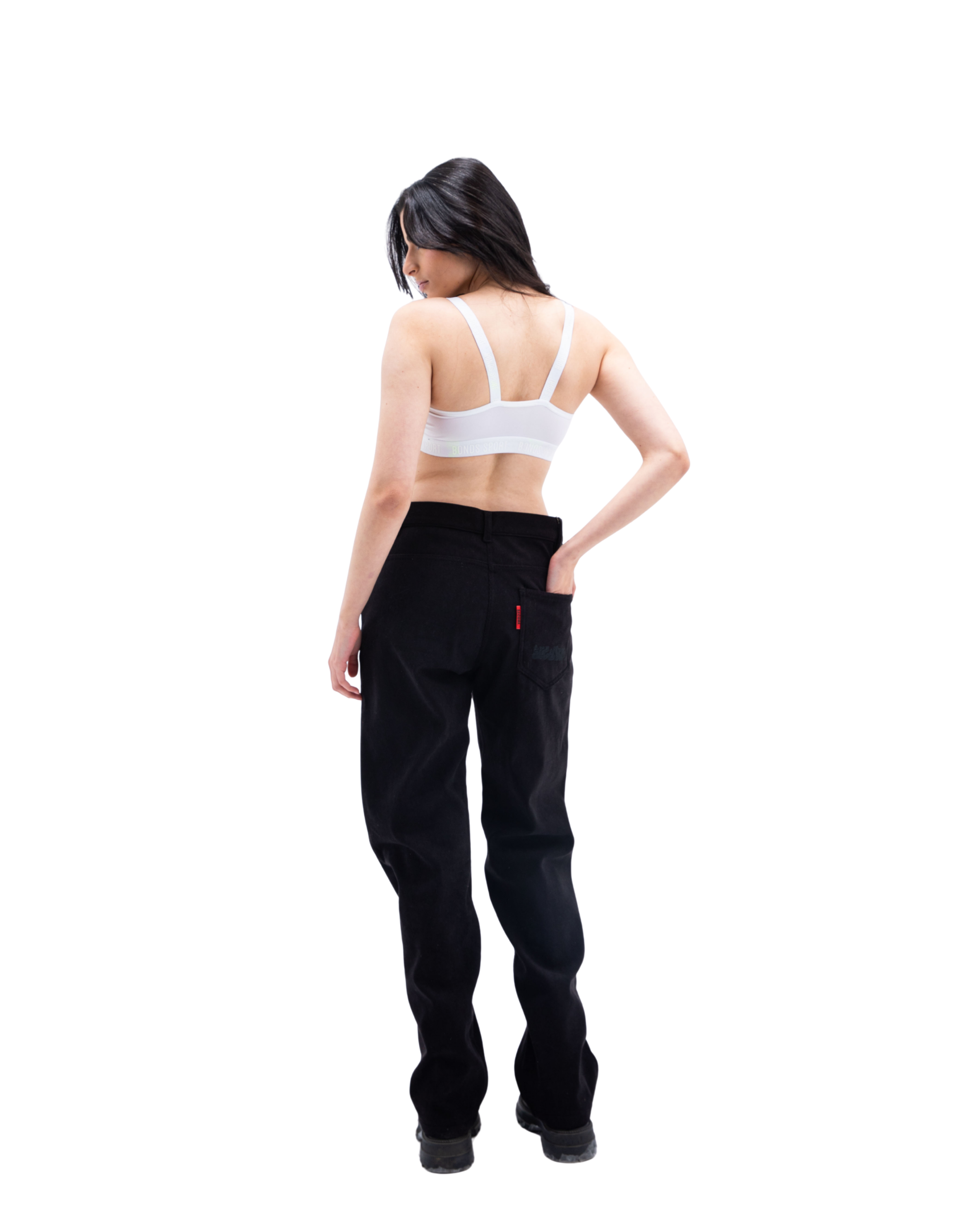 Jet Black Pants