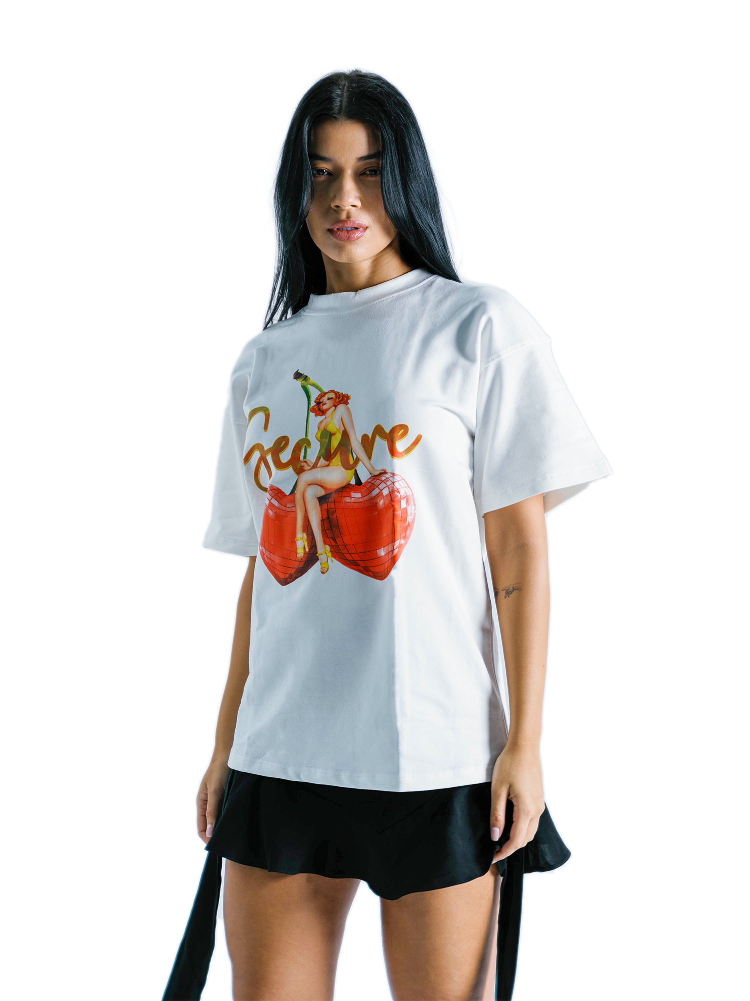 DOUBLE CHERRIES SECURE ICON TEE