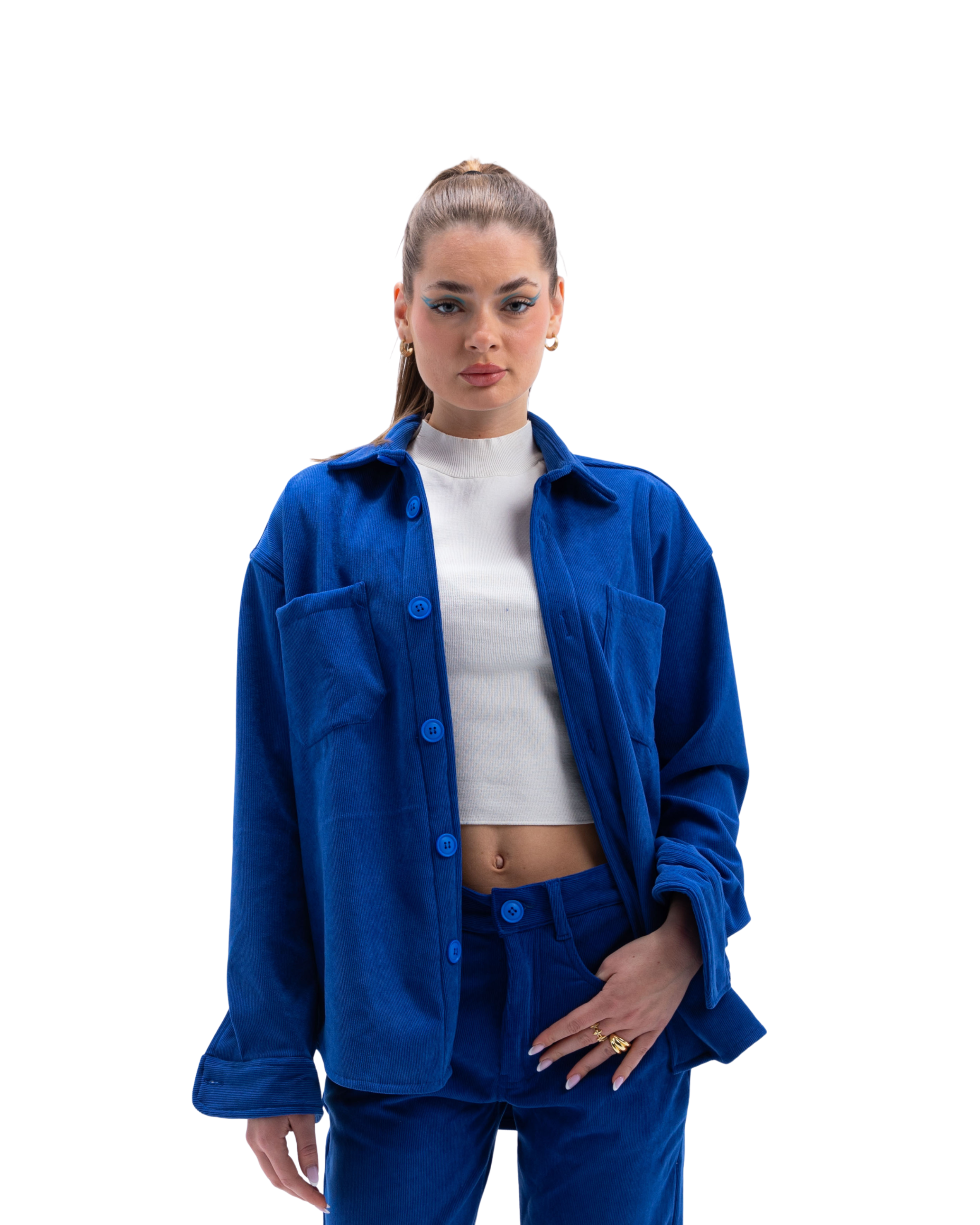 Cobalt Blue Shirt