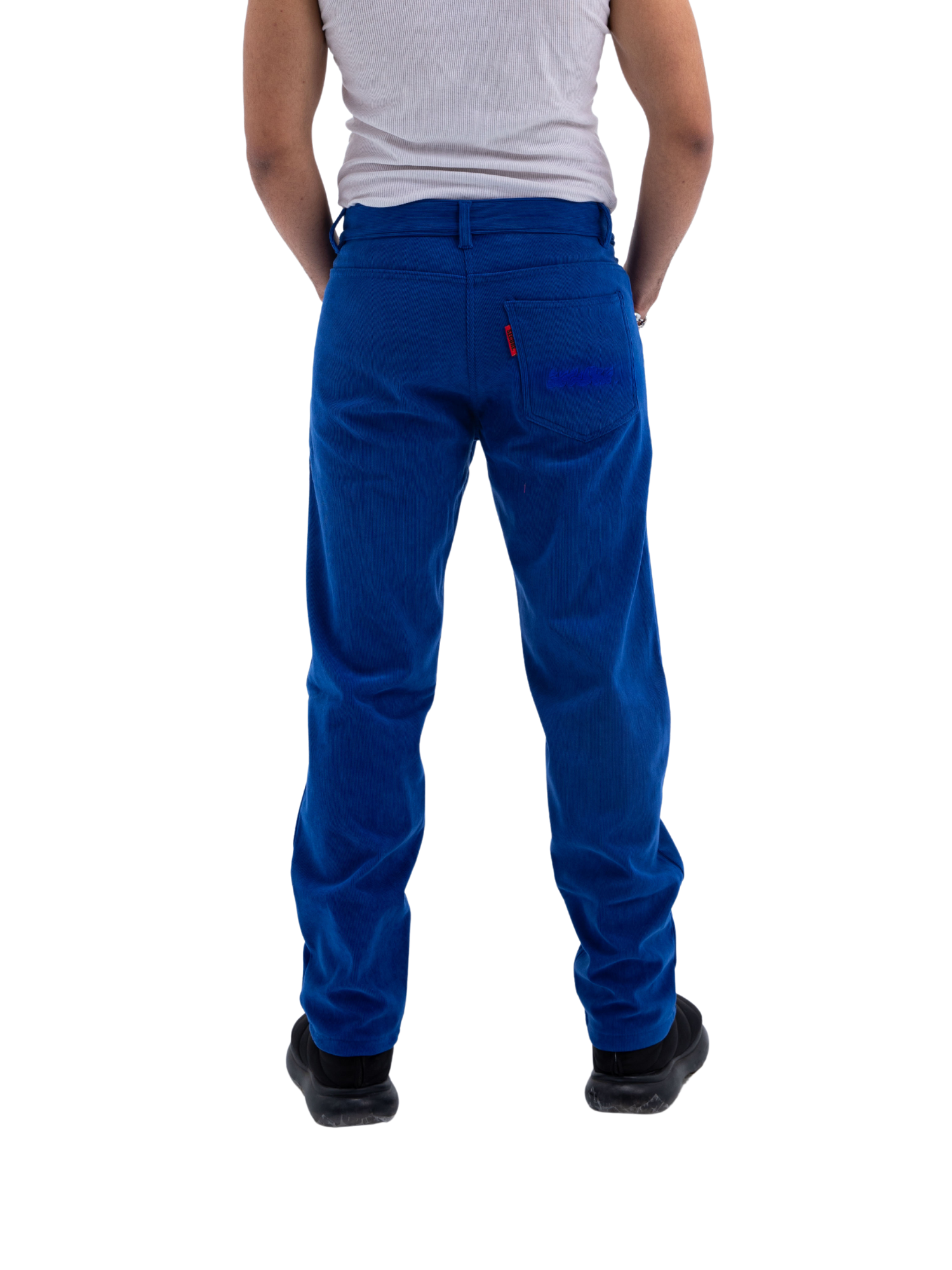 COBALT BLUE CORDUROY PANTS UNISEX